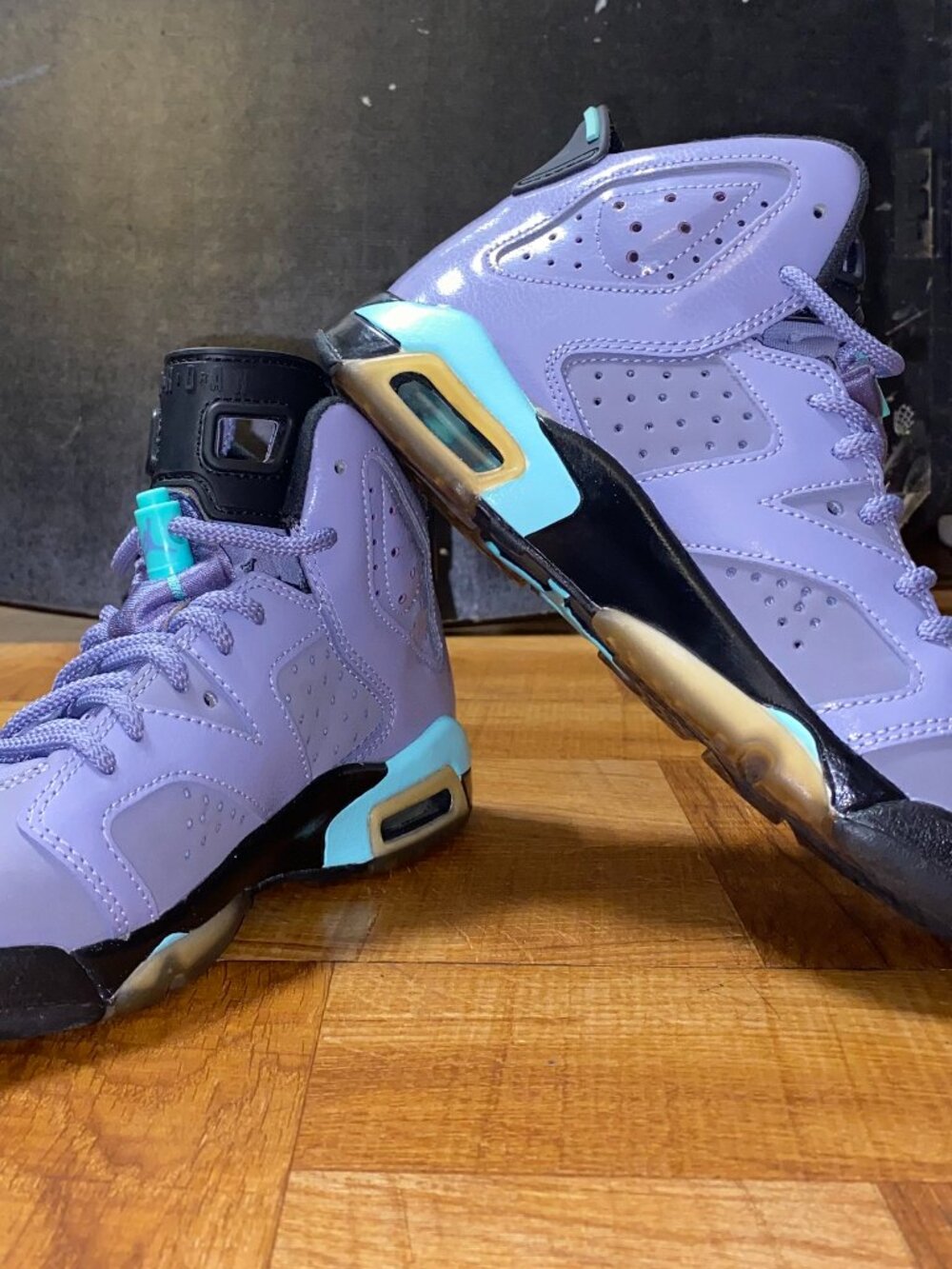 Youth Air Jordan 6 Retro GG 'Iron Purple'